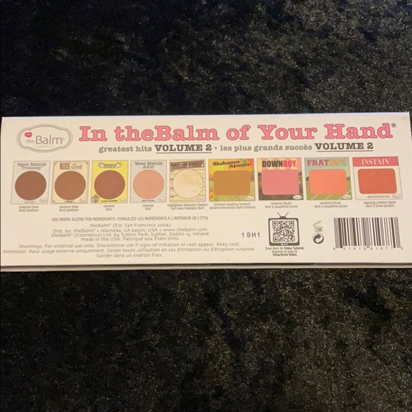 The Balm cosmetics In the Balm of your hand Vol 2 - Picture 2 of 5